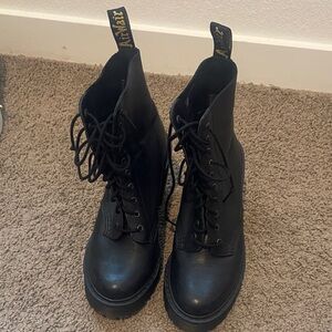 Dr. Martens Black Combat Boots